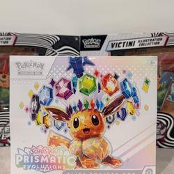 Pokémon prismatic evolutions elite trainer box