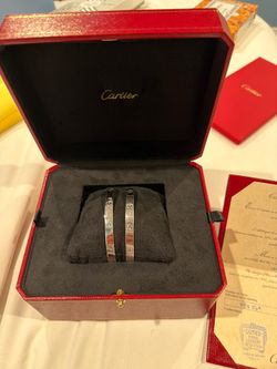 Cartier White Gold Love Bracelet