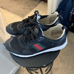 OG Black And White Gucci Sneakers 