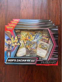 Pokemon TCG Hops Zacian EX Box - x4