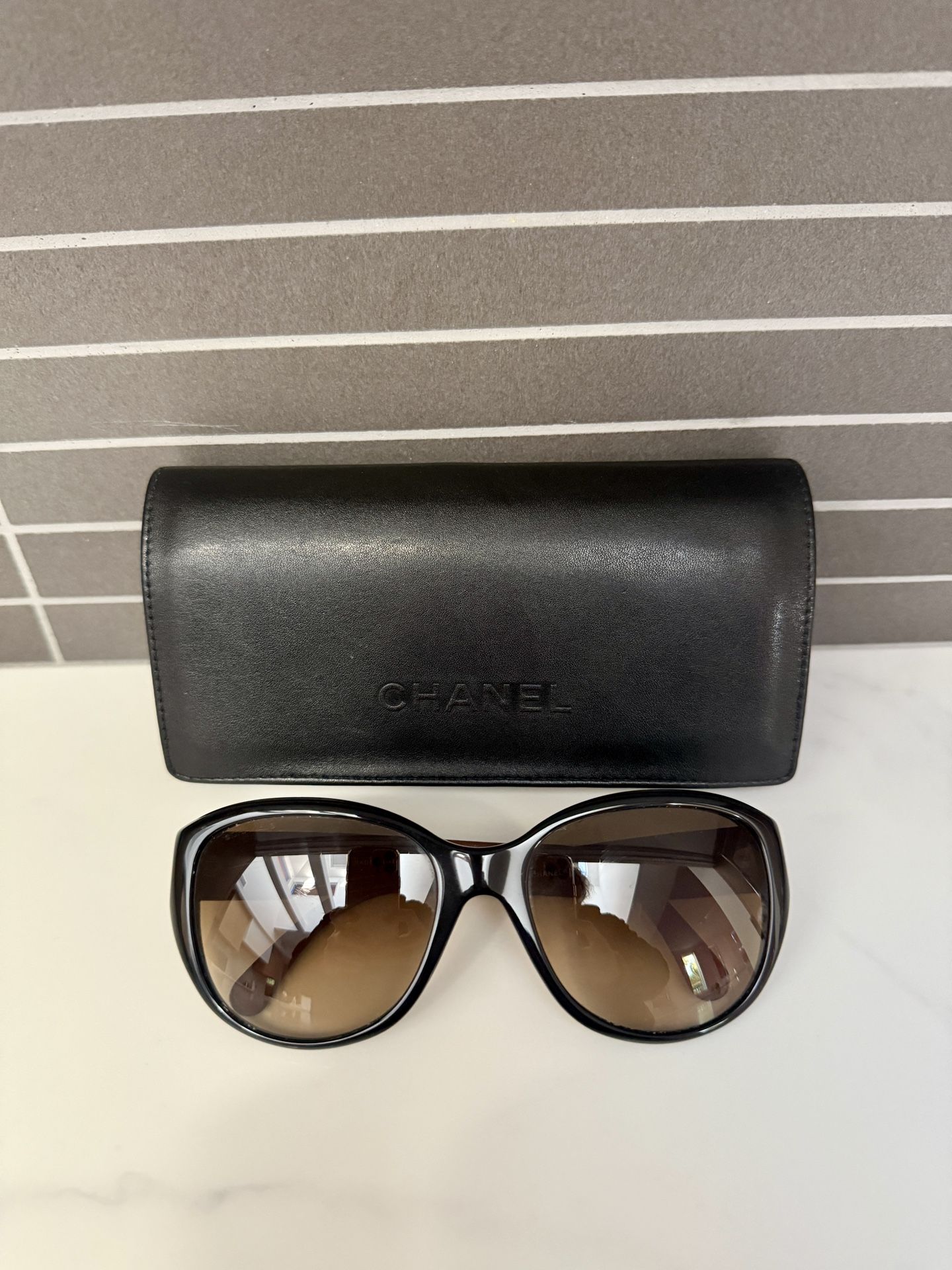 Chanel sunglasses and Chanel case Buy her Chanel this Valentine ❤️ Shop Chanel eyewear at  main image 3