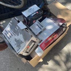 Box Full Of New Car Parts