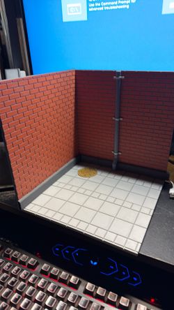 Street alley diorama for action figures 1;12 scale
