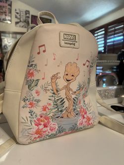 Loungefly Marvel Guardians of the Galaxy Groot Florals Mini Backpack 
