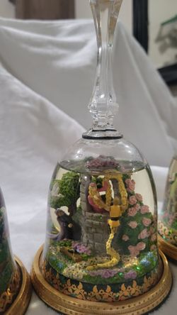 Franklin Mint Disney Princess Snow Globes
