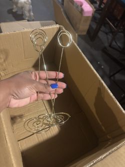 Gold Table Number Holders Place Card Holders
