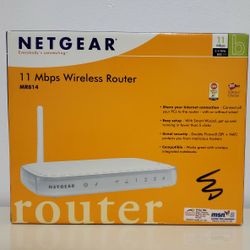 Netgear 11 Mbps Wireless Router (MR814 v3)