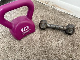 10 lb and 5 lb weights