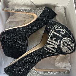 Unworn New Size 8 NBA Nets Heels 