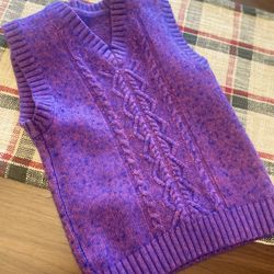 Vintage Purple Vest
