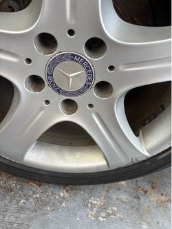 Mercedes Benz rims and tires