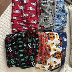 Six (6) pajama pants and one (1) nightgown. Worn once for a pajama party. XL and XXL sizes. All of them $20.