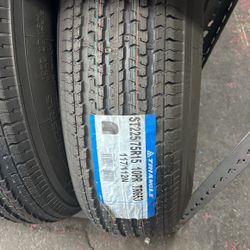 ST 225/75/15 Trailer Tires 10ply