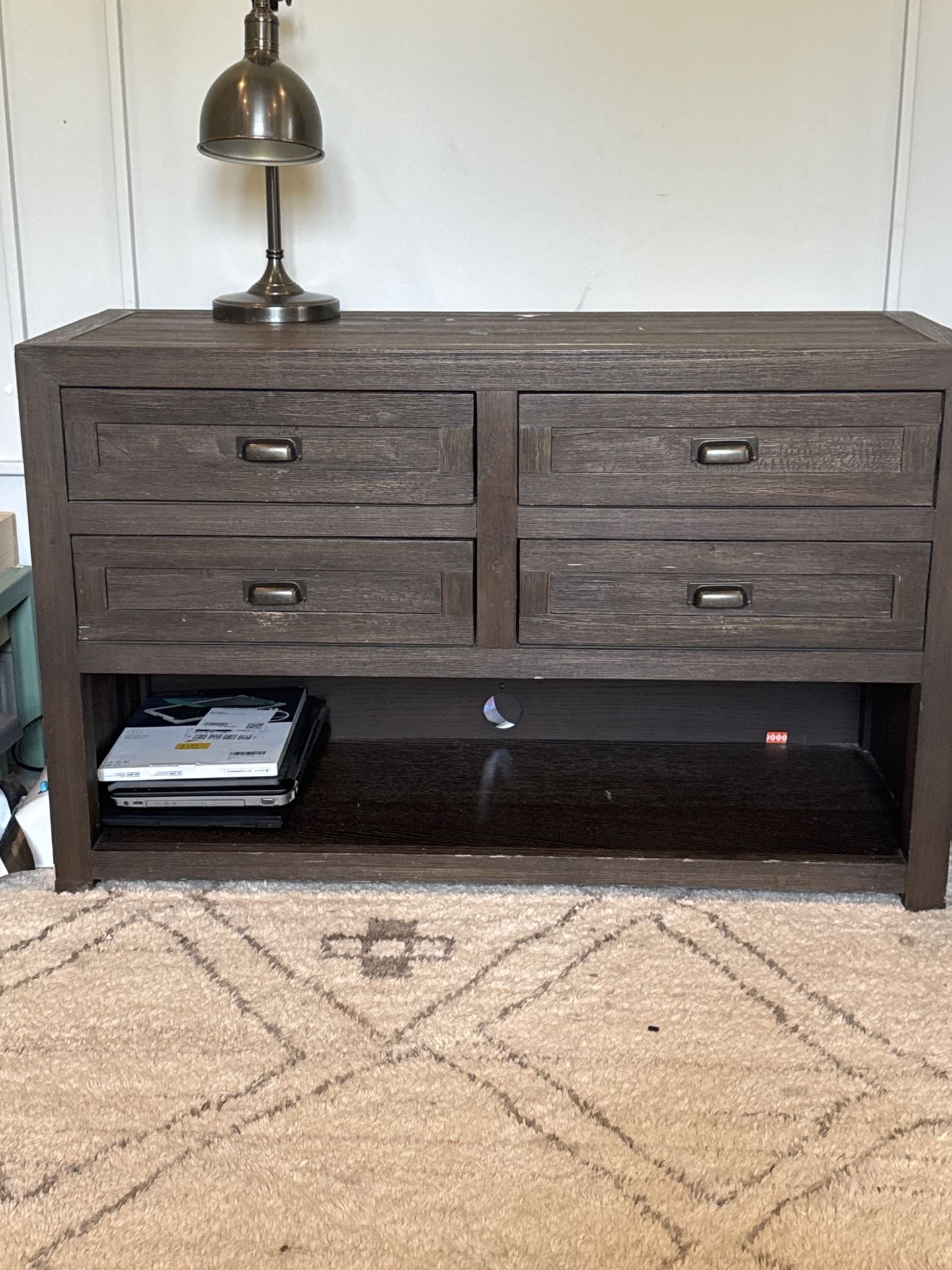 Weller Media Table Restoration Hardware