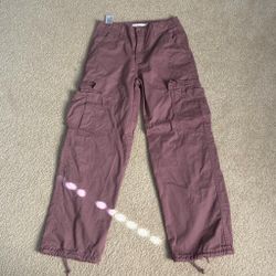 Mauve Cargo Pants with Tags