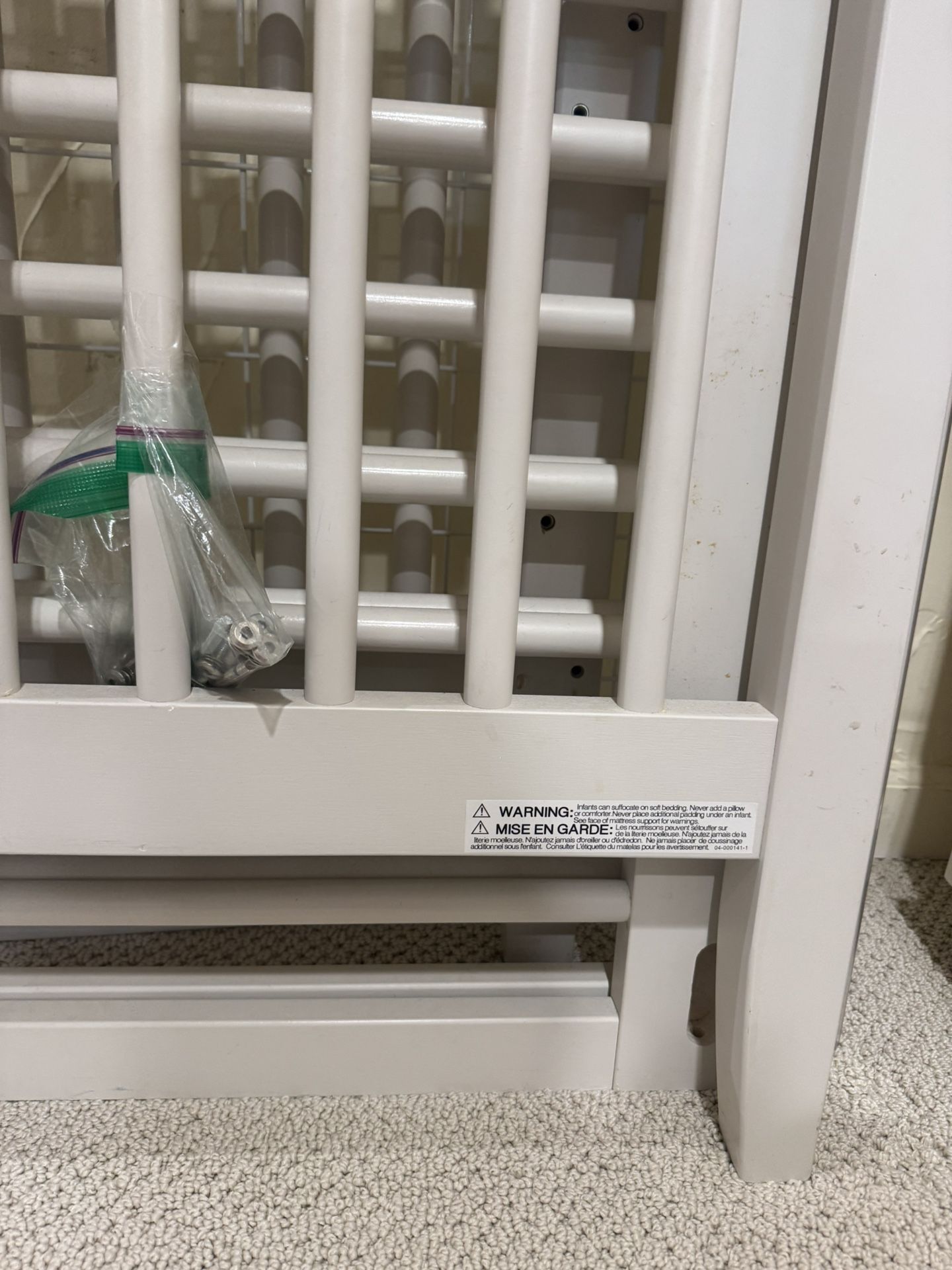Pottery Barn Emerson Cloud White Crib