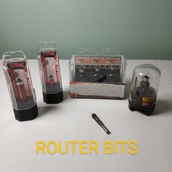 ROUTER BITS (7 Total)