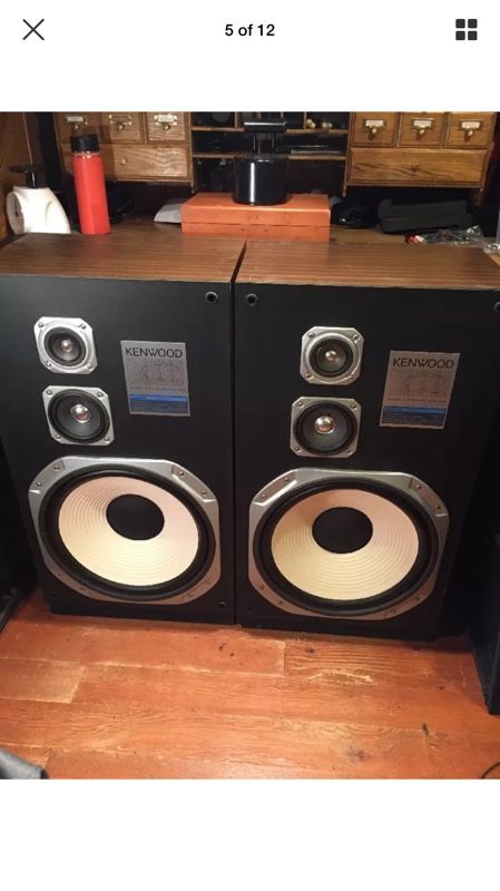 Rare Vintage Kenwood JL-850W 3-Way Floor Speaker System