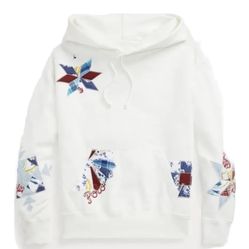 Sweatshirt Polo Ralph Lauren - Logo Quilted Pattern Fleece Hoodie Woman Size M