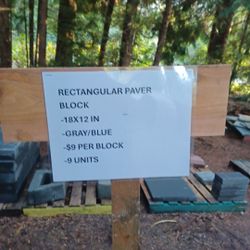 Rectangular Paver Block 12inx18in 