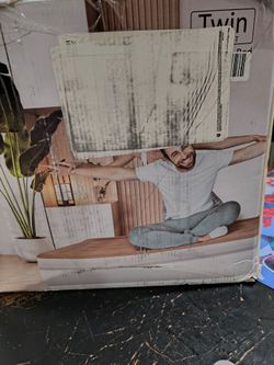New in box Twin size air mattress wit built-in pump