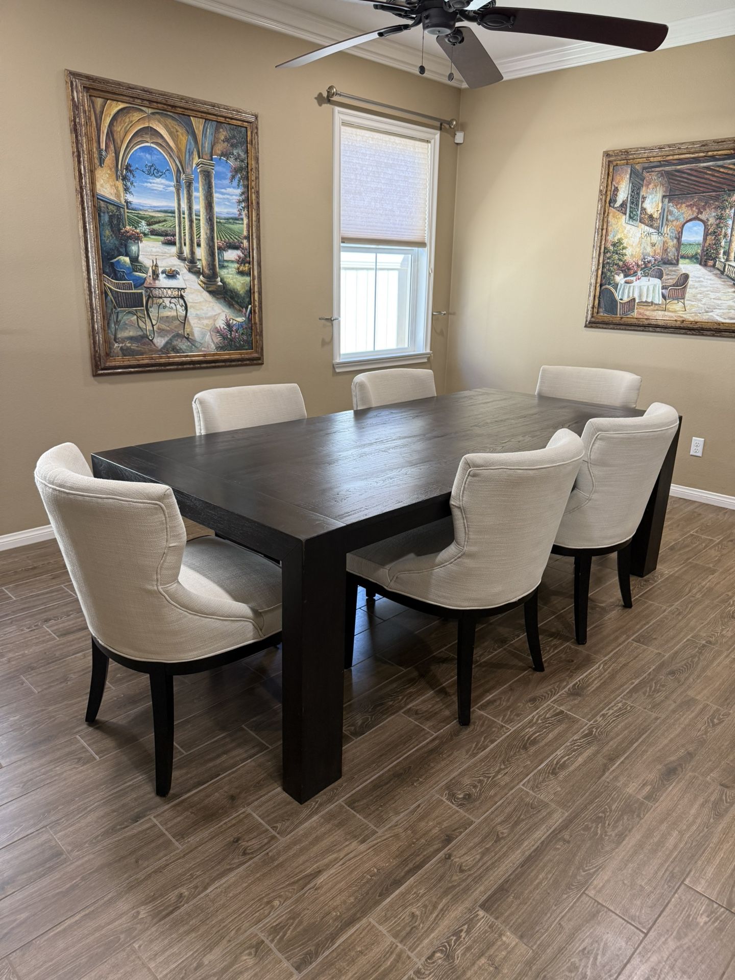 🔥 Gorgeous Large Brownstone Dining Set
