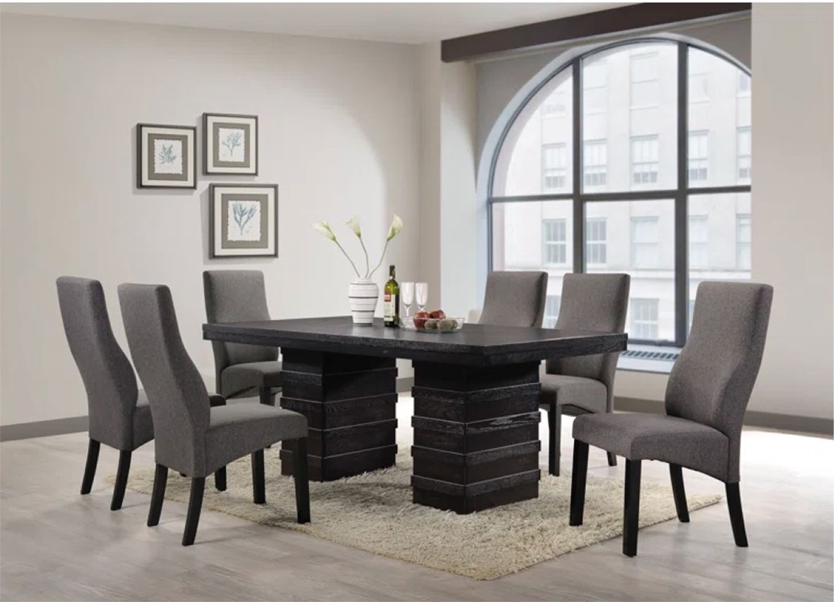 Jackelinne Solid Wood Dining Table