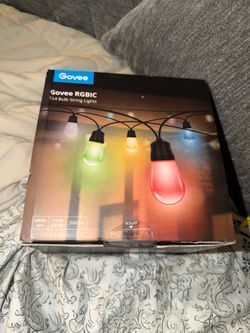 Govee Smart Outdoor String Lights, 48ft