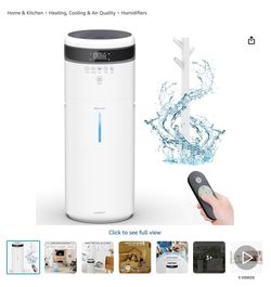Large 4.5 Gal Top-Fill Humidifier – Covers 2000 sq. ft. 3B-4