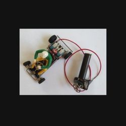 L👁👁K! Vintage 1960s Marxs Race-A-Kart Remote Control Toy Working Original Box Japan.  Rolls front/back,  Great collectible....asking $275.00