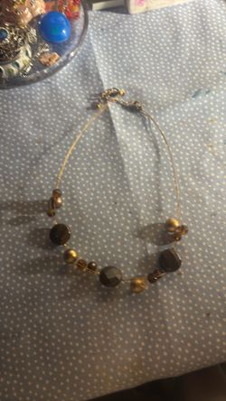 Gold/silver/dk brown