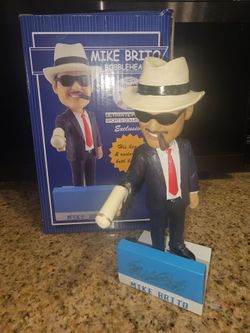 Mike Brito signed bobblehead