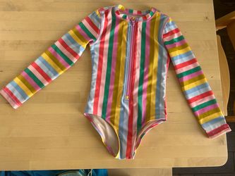 Girl long sleeve one piece swim suit