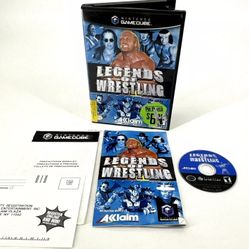 Legends of Wrestling (Nintendo GameCube, 2001) Complete CIB