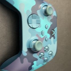 Blue Camo Xbox Controller