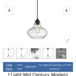 Pedant Light 10 Inches