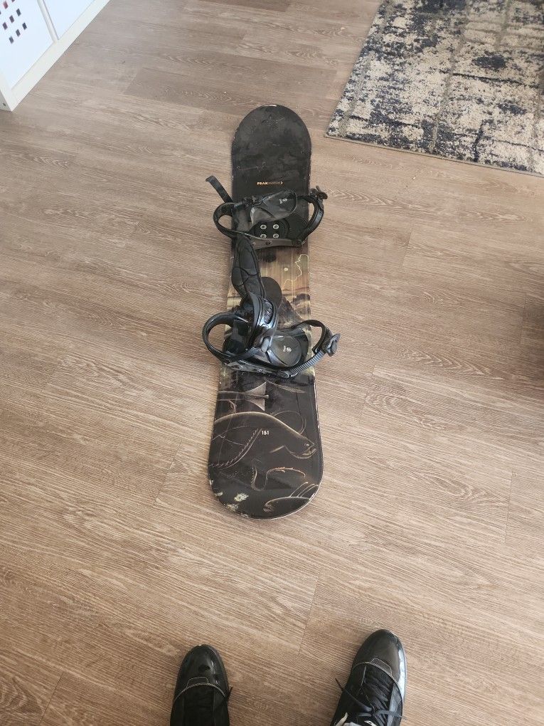 Used Snow Board With Bindings