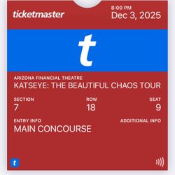 1 Katseye Ticket 