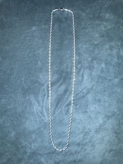 30” 5mm925 Italy Rope Chain