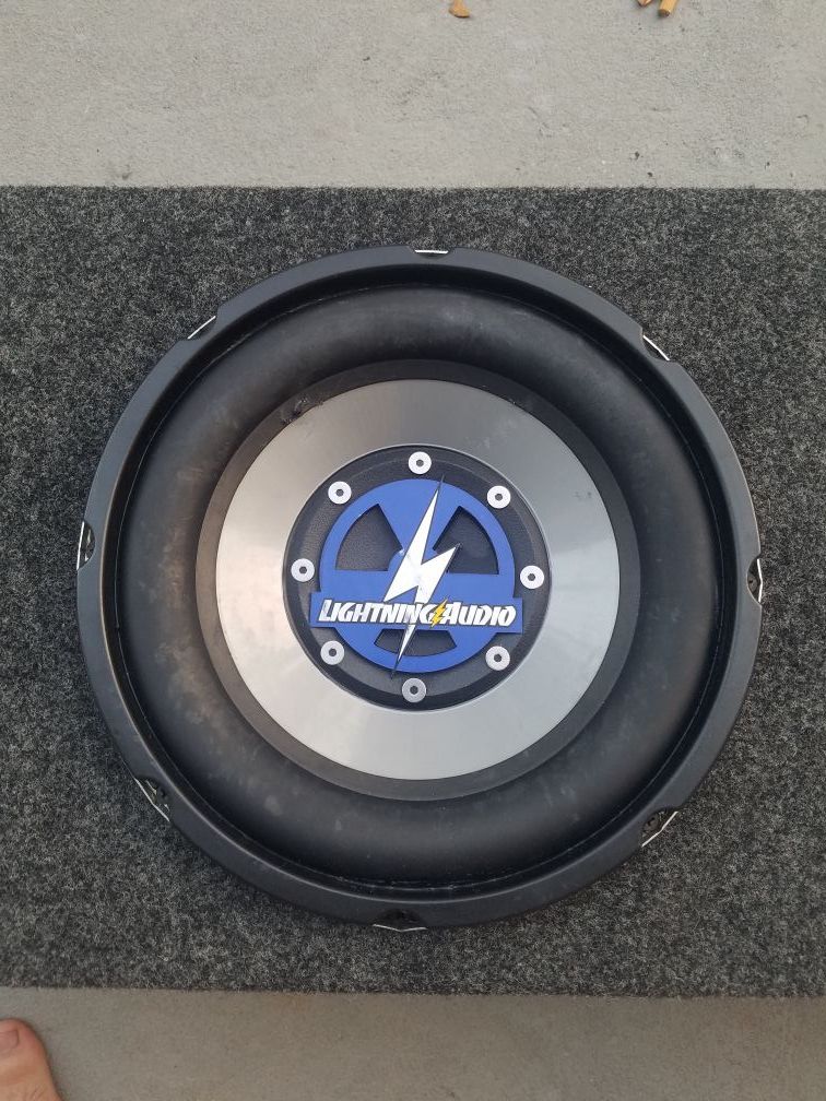 ROCKFORD FOSGATE/LIGHTNING AUDIO STRIKE VC2 S3.10.VC2 1500W DVC 10" Sub