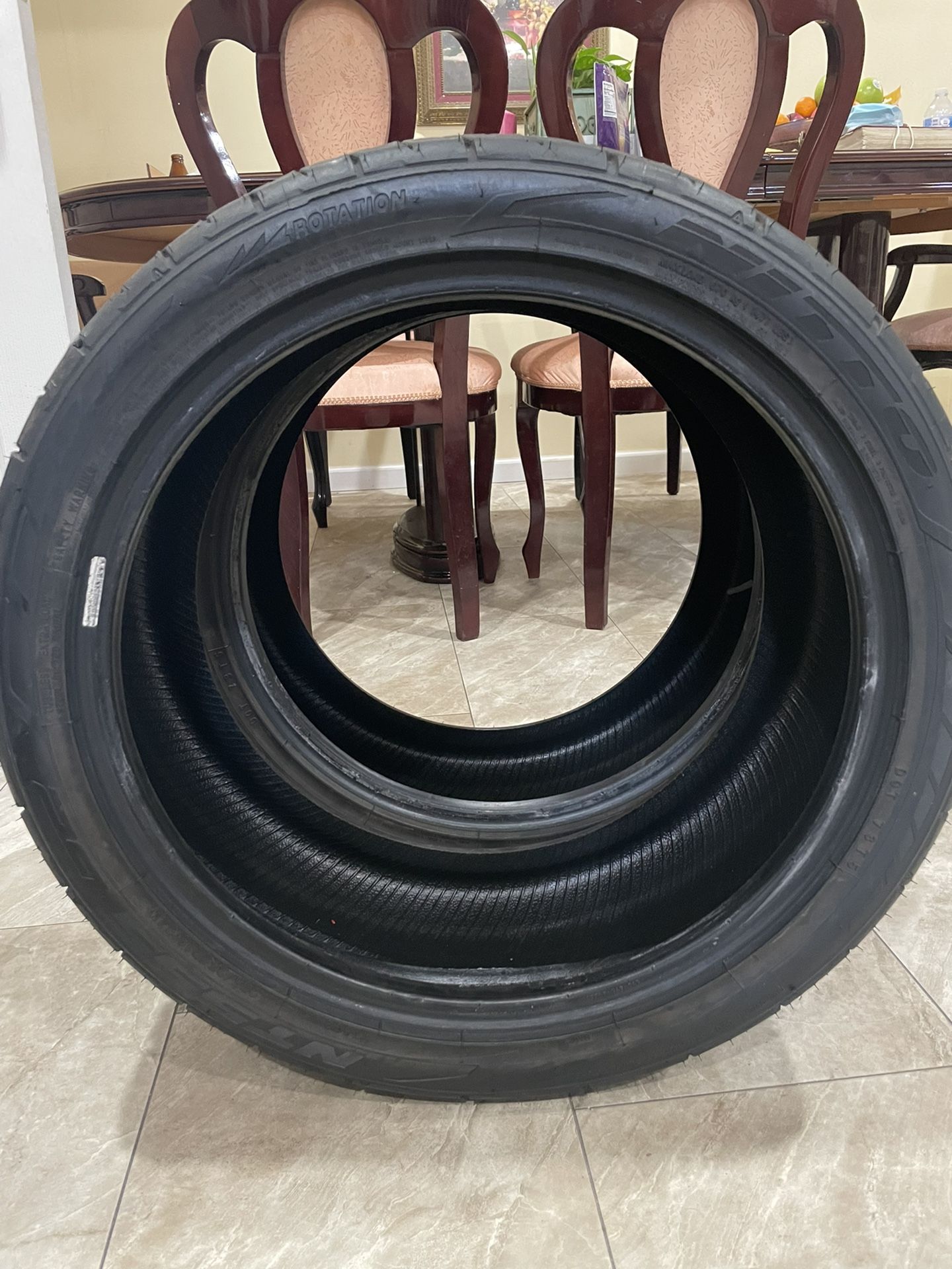Only 2 Wheels Size 18” 255/35zR18 94 W - Nitto