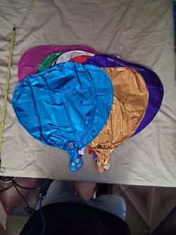 LATEX BALLOONS, HEARTS, 9