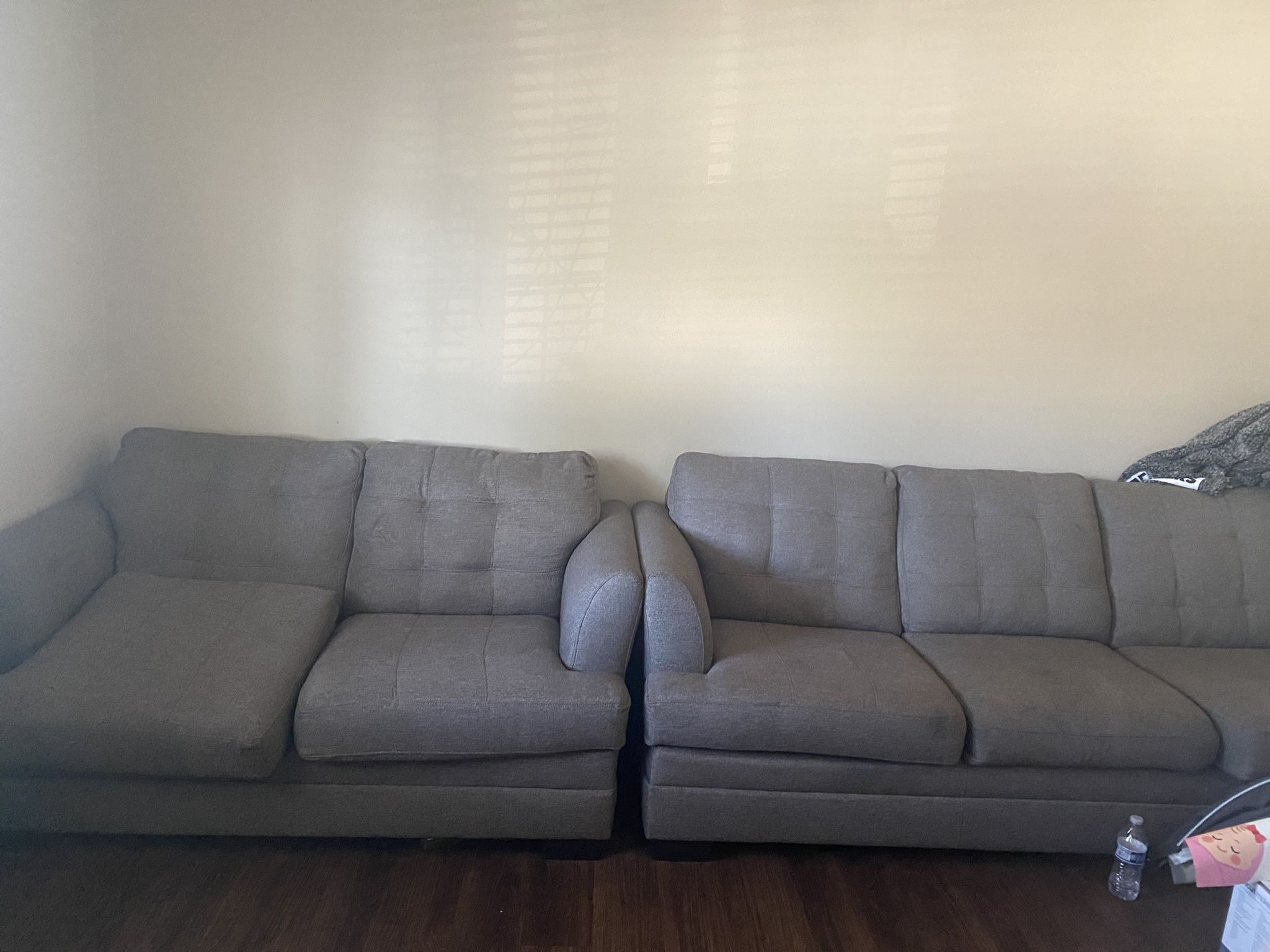 Sofa And Love Seat Gray