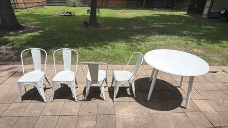 Table and chairs