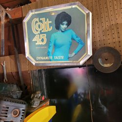 Colt 45 Sign With A Light