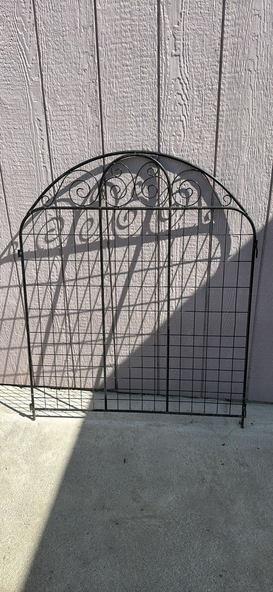 Rockdale Black Steel Fence Panels -14 Total 35” W 43” H