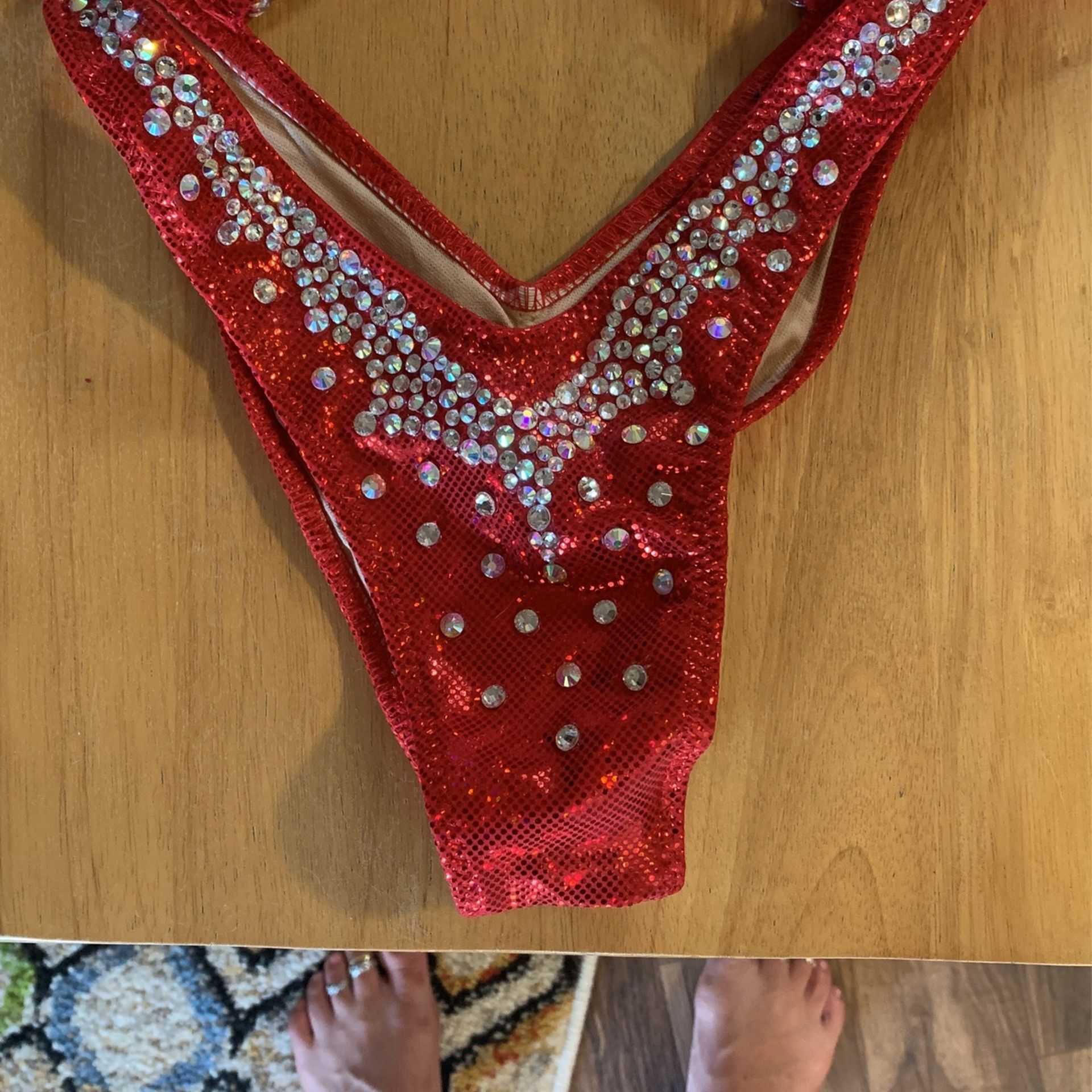Red Figure Suit