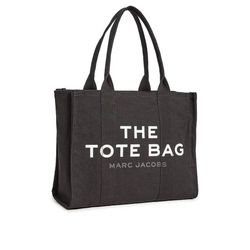 marc jacobs - the canvas large tote bag - black