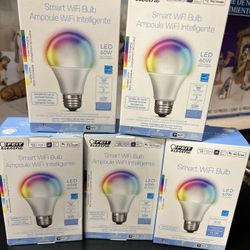 Feit Electric Feit Smart WiFi 100 -Watt EQ A21 RGB Screw bases Dimmable Smart LED General purpose
