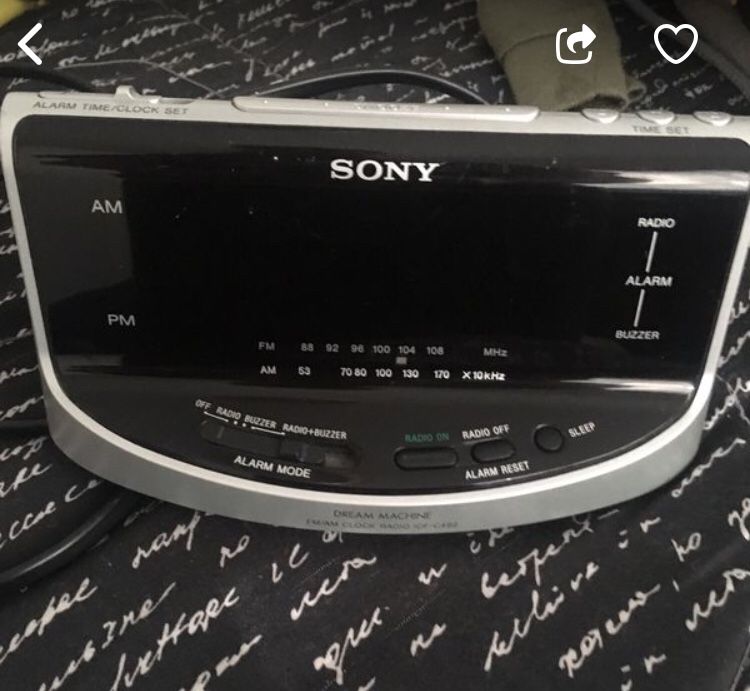 Sony Alarm Clock